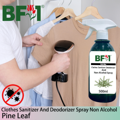 Anti-Bac Clothes Sanitizer and Deodorizer Spray (ABCSD) - Non Alcohol with Pine Leaf - 500ml