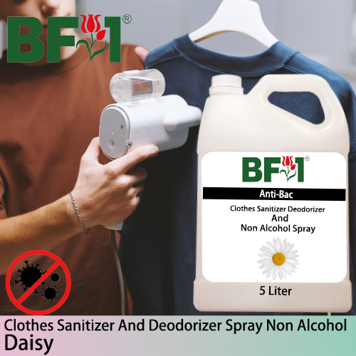 Anti-Bac Clothes Sanitizer and Deodorizer Spray (ABCSD) - Non Alcohol with Daisy - 5L