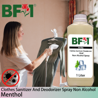 Anti-Bac Clothes Sanitizer and Deodorizer Spray (ABCSD) - Non Alcohol with Menthol - 1L
