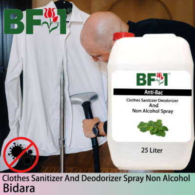 Anti-Bac Clothes Sanitizer and Deodorizer Spray (ABCSD) - Non Alcohol with Bidara - 25L