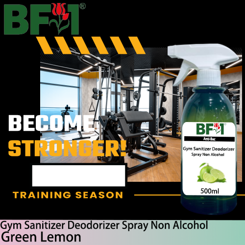(ABGSD) Lemon - Green Lemon Anti-Bac Gym Sanitizer Deodorizer Spray - Non Alcohol - 500ml