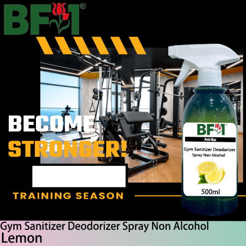 (ABGSD) Lemon Anti-Bac Gym Sanitizer Deodorizer Spray - Non Alcohol - 500ml