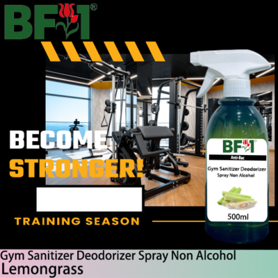 (ABGSD) Lemongrass Anti-Bac Gym Sanitizer Deodorizer Spray - Non Alcohol - 500ml