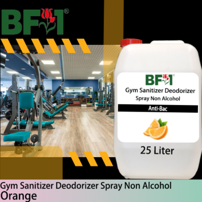 (ABGSD) Orange Anti-Bac Gym Sanitizer Deodorizer Spray - Non Alcohol - 25L