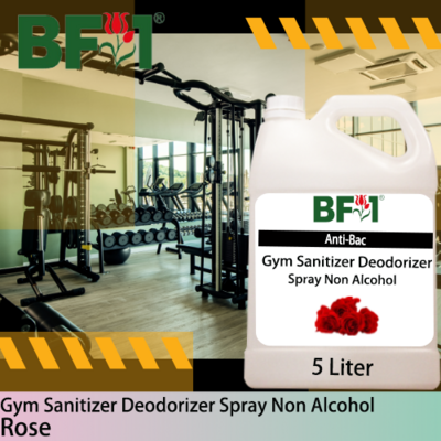 (ABGSD) Rose Anti-Bac Gym Sanitizer Deodorizer Spray - Non Alcohol - 5L