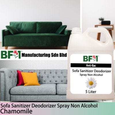(ABSSD1) Chamomile Anti-Bac Sofa Sanitizer Deodorizer Spray - Non Alcohol - 5L