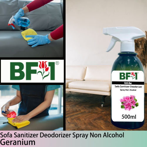 (ABSSD1) Geranium Anti-Bac Sofa Sanitizer Deodorizer Spray - Non Alcohol - 500ml