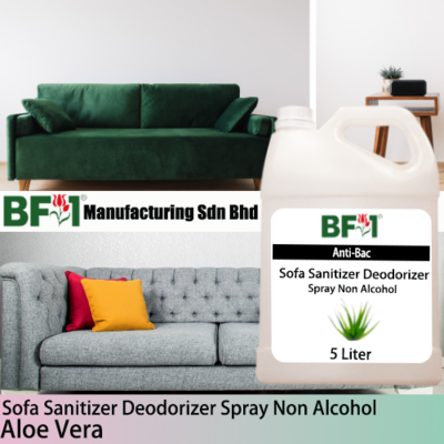 (ABSSD1) Aloe Vera Anti-Bac Sofa Sanitizer Deodorizer Spray - Non Alcohol - 5L
