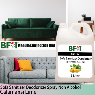 (ABSSD1) lime - Calamansi Lime Anti-Bac Sofa Sanitizer Deodorizer Spray - Non Alcohol - 5L