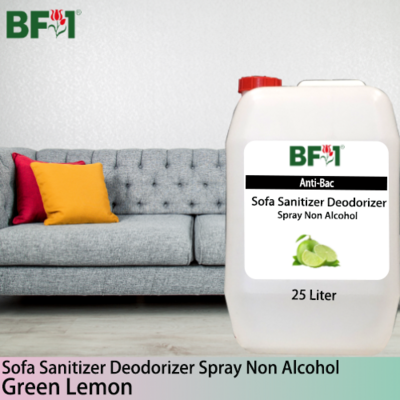 (ABSSD1) Lemon - Green Lemon Anti-Bac Sofa Sanitizer Deodorizer Spray - Non Alcohol - 25L