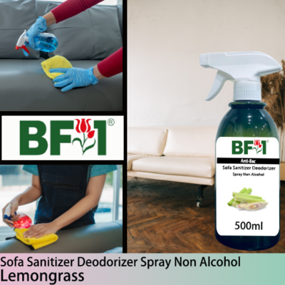 (ABSSD1) Lemongrass Anti-Bac Sofa Sanitizer Deodorizer Spray - Non Alcohol - 500ml