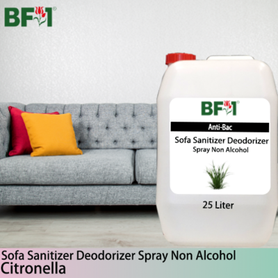 (ABSSD1) Citronella Anti-Bac Sofa Sanitizer Deodorizer Spray - Non Alcohol - 25L