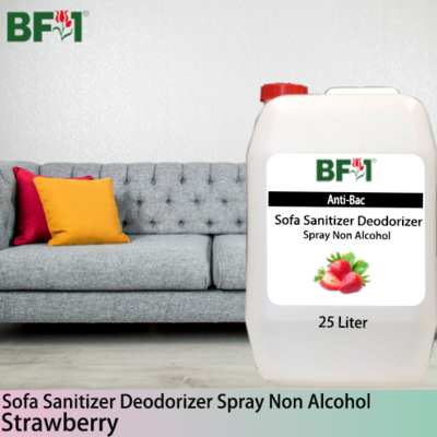 (ABSSD1) Strawberry Anti-Bac Sofa Sanitizer Deodorizer Spray - Non Alcohol - 25L