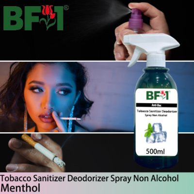 (ABTSD1) Menthol Anti-Bac Tobacco Sanitizer Deodorizer Spray - Non Alcohol - 500ml