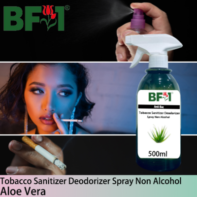 (ABTSD1) Aloe Vera Anti-Bac Tobacco Sanitizer Deodorizer Spray - Non Alcohol - 500ml