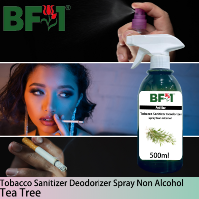 (ABTSD1) Tea Tree Anti-Bac Tobacco Sanitizer Deodorizer Spray - Non Alcohol - 500ml