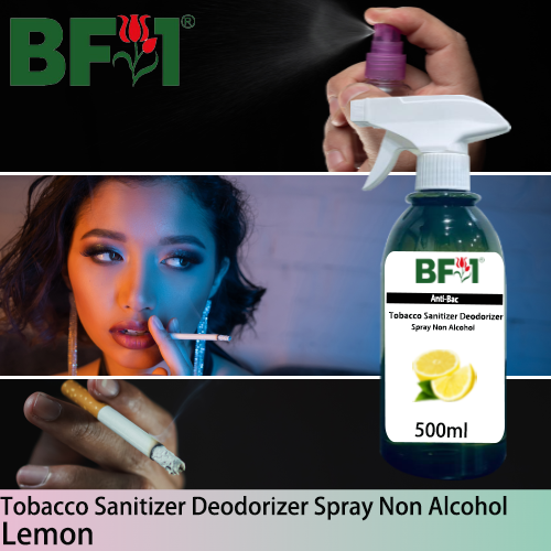 (ABTSD1) Lemon Anti-Bac Tobacco Sanitizer Deodorizer Spray - Non Alcohol - 500ml