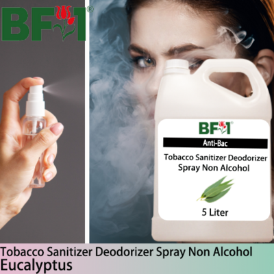 (ABTSD1) Eucalyptus Anti-Bac Tobacco Sanitizer Deodorizer Spray - Non Alcohol - 5L