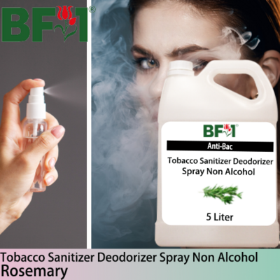 (ABTSD1) Rosemary Anti-Bac Tobacco Sanitizer Deodorizer Spray - Non Alcohol - 5L
