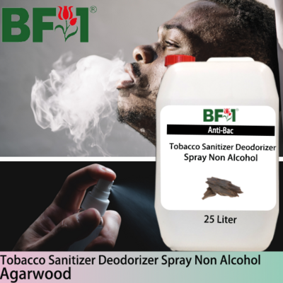 (ABTSD1) Agarwood Anti-Bac Tobacco Sanitizer Deodorizer Spray - Non Alcohol - 25L