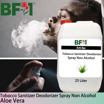 (ABTSD1) Aloe Vera Anti-Bac Tobacco Sanitizer Deodorizer Spray - Non Alcohol - 25L