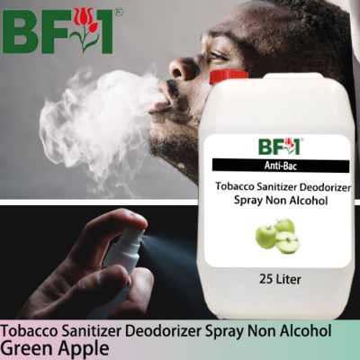 (ABTSD1) Apple - Green Apple Anti-Bac Tobacco Sanitizer Deodorizer Spray - Non Alcohol - 25L