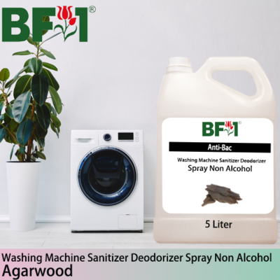 (ABWMSD) Agarwood Anti-Bac Washing Machine Sanitizer Deodorizer Spray - Non Alcohol - 5L