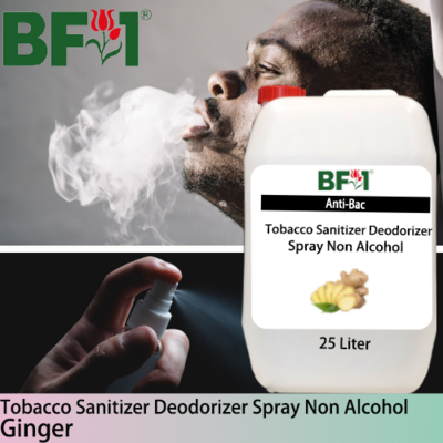 (ABTSD1) Ginger Anti-Bac Tobacco Sanitizer Deodorizer Spray - Non Alcohol - 25L