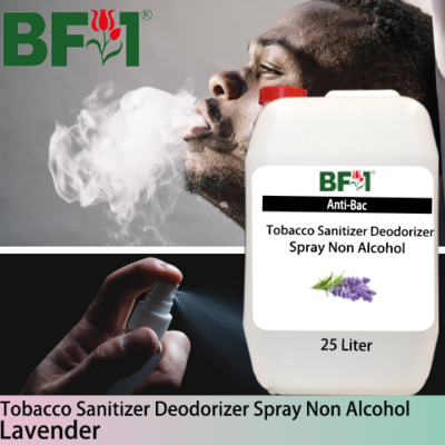 (ABTSD1) Lavender Anti-Bac Tobacco Sanitizer Deodorizer Spray - Non Alcohol - 25L