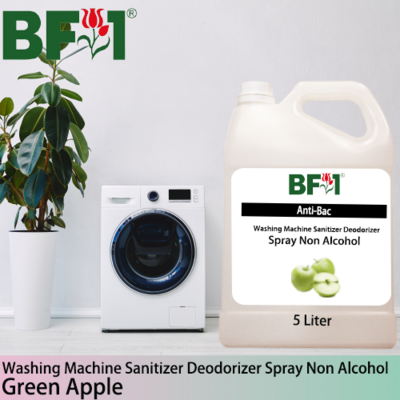 (ABWMSD) Apple - Green Apple Anti-Bac Washing Machine Sanitizer Deodorizer Spray - Non Alcohol - 5L