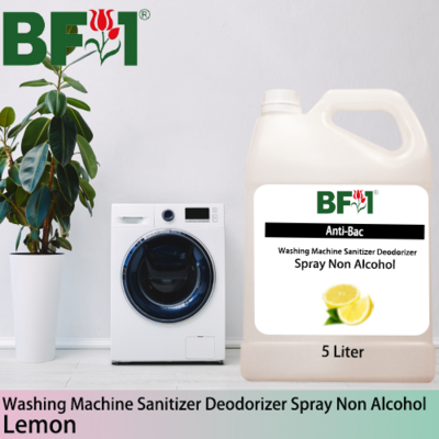 (ABWMSD) Lemon Anti-Bac Washing Machine Sanitizer Deodorizer Spray - Non Alcohol - 5L
