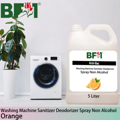 (ABWMSD) Orange Anti-Bac Washing Machine Sanitizer Deodorizer Spray - Non Alcohol - 5L