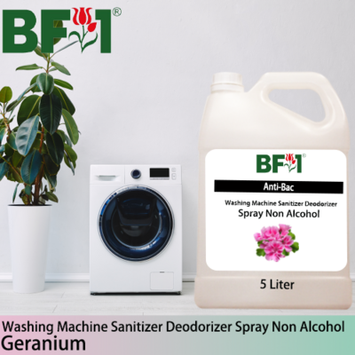 (ABWMSD) Geranium Anti-Bac Washing Machine Sanitizer Deodorizer Spray - Non Alcohol - 5L