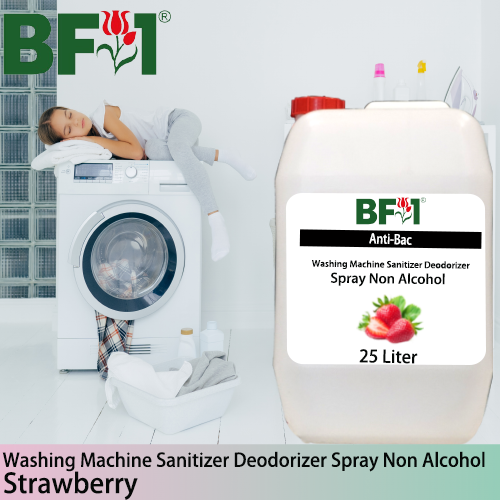 (ABWMSD) Strawberry Anti-Bac Washing Machine Sanitizer Deodorizer Spray - Non Alcohol - 25L