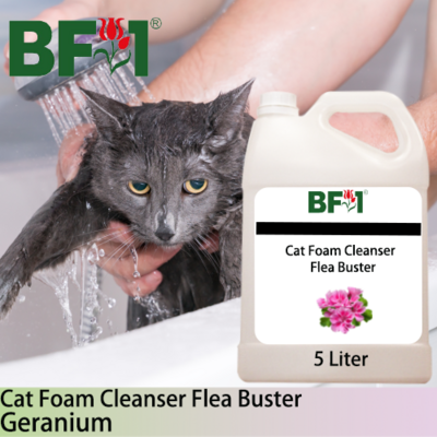 Cat Foam Cleanser Flea Buster (CFC-Cat) - Geranium - 5L ⭐⭐⭐⭐⭐