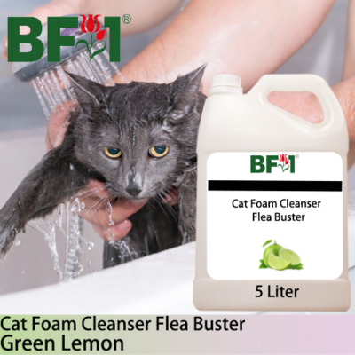 Cat Foam Cleanser Flea Buster (CFC-Cat) - Lemon - Green Lemon - 5L ⭐⭐⭐⭐⭐