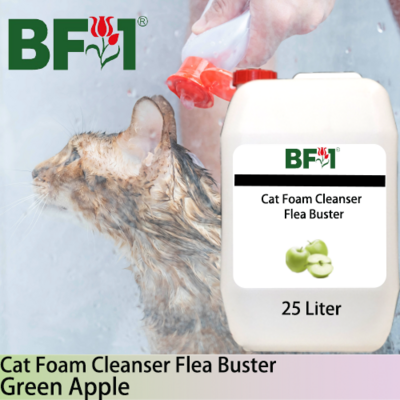 Cat Foam Cleanser Flea Buster (CFC-Cat) - Apple - Green Apple - 25L ⭐⭐⭐⭐⭐