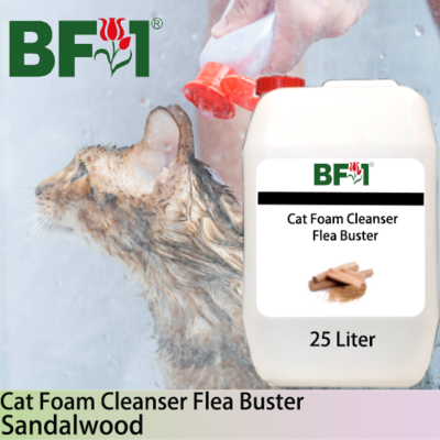 Cat Foam Cleanser Flea Buster (CFC-Cat) - Sandalwood - 25L ⭐⭐⭐⭐⭐