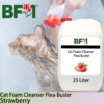 Cat Foam Cleanser Flea Buster (CFC-Cat) - Strawberry - 25L ⭐⭐⭐⭐⭐