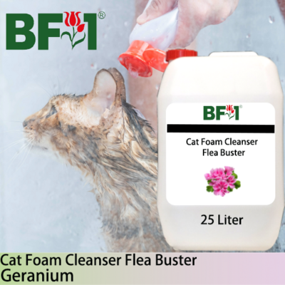 Cat Foam Cleanser Flea Buster (CFC-Cat) - Geranium - 25L ⭐⭐⭐⭐⭐
