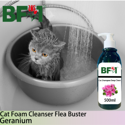 Cat Shampoo Deep Clean (CSDC-Cat) - Geranium - 500ml ⭐⭐⭐⭐⭐