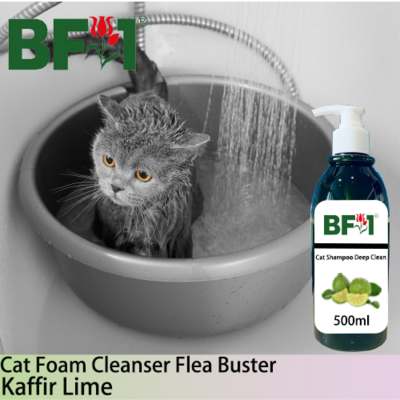Cat Shampoo Deep Clean (CSDC-Cat) - lime - Kaffir Lime - 500ml ⭐⭐⭐⭐⭐