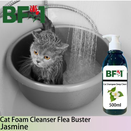 Cat Shampoo Deep Clean (CSDC-Cat) - Jasmine - 500ml ⭐⭐⭐⭐⭐
