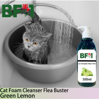 Cat Shampoo Deep Clean (CSDC-Cat) - Lemon - Green Lemon - 500ml ⭐⭐⭐⭐⭐