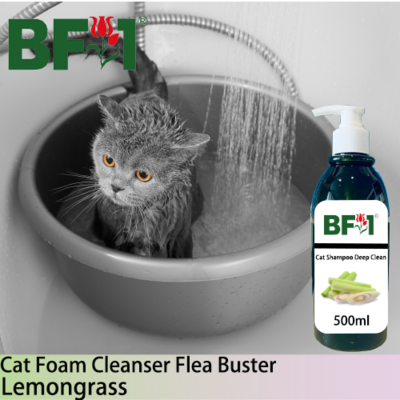 Cat Shampoo Deep Clean (CSDC-Cat) - Lemongrass - 500ml ⭐⭐⭐⭐⭐