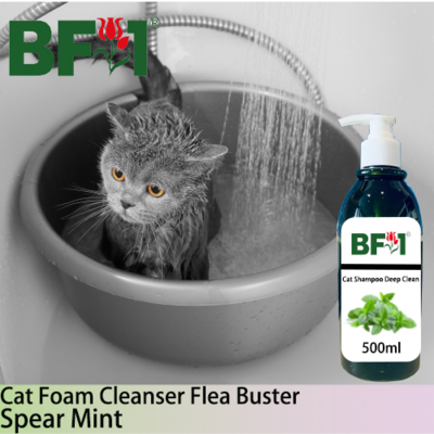 Cat Shampoo Deep Clean (CSDC-Cat) - mint - Spear Mint - 500ml ⭐⭐⭐⭐⭐