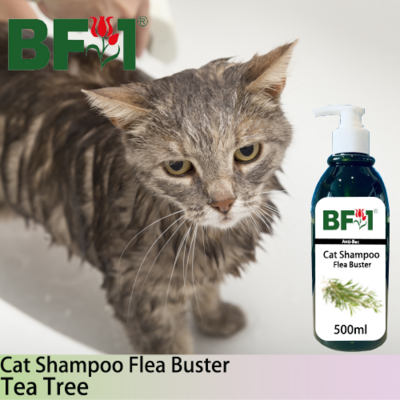 Cat Shampoo Flea Buster (CSO-Cat) - Tea Tree - 500ml ⭐⭐⭐⭐⭐
