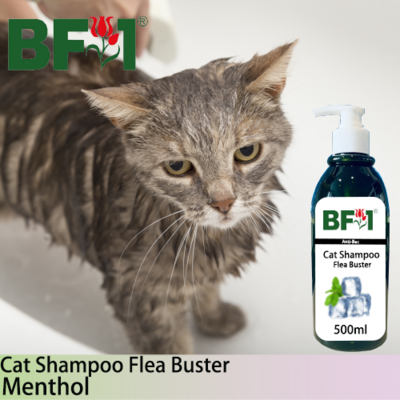 Cat Shampoo Flea Buster (CSO-Cat) - Menthol - 500ml ⭐⭐⭐⭐⭐