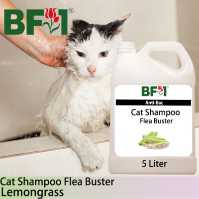 Cat Shampoo Flea Buster (CSO-Cat) - Lemongrass - 5L ⭐⭐⭐⭐⭐