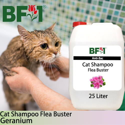 Cat Shampoo Flea Buster (CSO-Cat) - Geranium - 25L ⭐⭐⭐⭐⭐